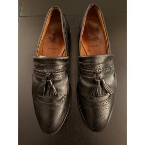 Allen Edmonds Bradenton Loafer Mens Size 12‎ Black Leather Tassel Slip-On